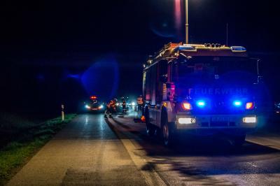 BAB 81 / Mundelsheim: PKW steht nach Verkehrsunfall quer auf der Autobahn